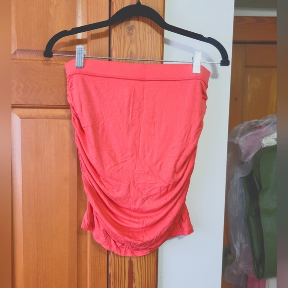 Moda International Dresses & Skirts - NWOT Moda International VS Coral Peach Skirt Or Tube Top Small